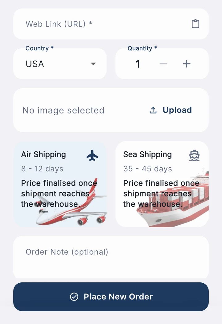 Moovit iOS new order screen excerpt with demonstration identifiers